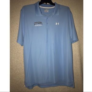 Blue citadel basketball polo (great condition)